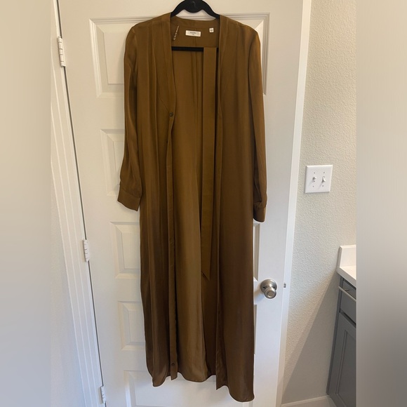 Billy Reid Tan Duster Coat - Picture 1 of 6